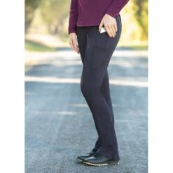 EQL Women's Warm Up Bootcut Tight - Black -Horse Rider Wear 581830 800 800