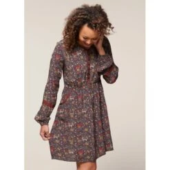 EQL Women's Ecovero Boheme Tunic Dress - Cinnabar Enchanted Garden -Horse Rider Wear 582301 800 800