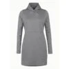 EQL Women's Weekender Fleece Hoodie Dress - Heather Grey