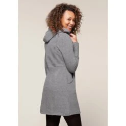 EQL Women's Weekender Fleece Hoodie Dress - Heather Grey 6 EQL Women's Weekender Fleece Hoodie Dress - Heather Grey -Horse Rider Wear 582453 800 800