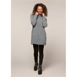 EQL Women's Weekender Fleece Hoodie Dress - Heather Grey 7 EQL Women's Weekender Fleece Hoodie Dress - Heather Grey -Horse Rider Wear 582454 800 800