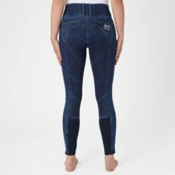 B Vertigo Women's Dianne Denim Full Seat Breeches - Blue 8 B Vertigo Women's Dianne Denim Full Seat Breeches - Blue -Horse Rider Wear 583191 800 800