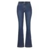 EQL Women's In Motion Bootcut Jean W/Raw Hem - Midnight Wash