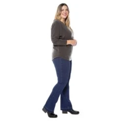 EQL Women's In Motion Bootcut Jean W/Raw Hem - Midnight Wash 15 EQL Women's In Motion Bootcut Jean W/Raw Hem - Midnight Wash -Horse Rider Wear 584679 800 800