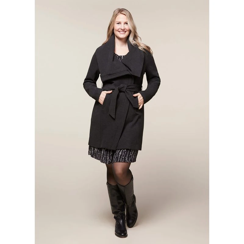 EQL Women's Brushed Ponte Uptown Jacket - Heather Black 3 EQL Women's Brushed Ponte Uptown Jacket - Heather Black - Image 3