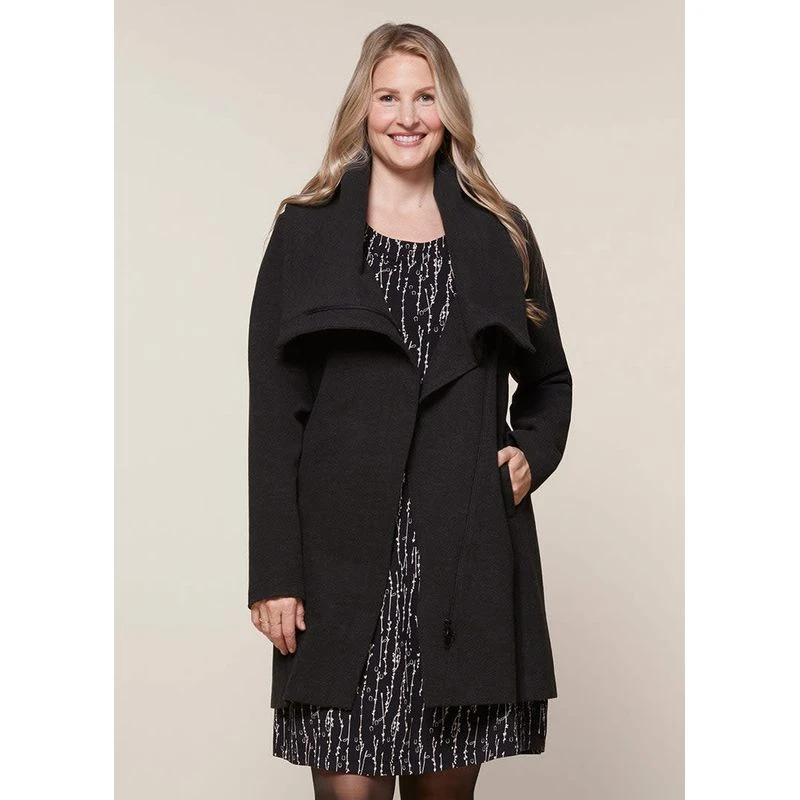 EQL Women's Brushed Ponte Uptown Jacket - Heather Black 6 EQL Women's Brushed Ponte Uptown Jacket - Heather Black - Image 6