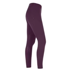 Kerrits Kids' Power Stretch Knee Patch Pocket Tights - Raisin 6 Kerrits Kids' Power Stretch Knee Patch Pocket Tights - Raisin -Horse Rider Wear 585693 800 800