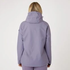 Horze Women's Ayla Waterproof Shell Riding Jacket - Grey Ridge Purple -Horse Rider Wear 586371 800 800