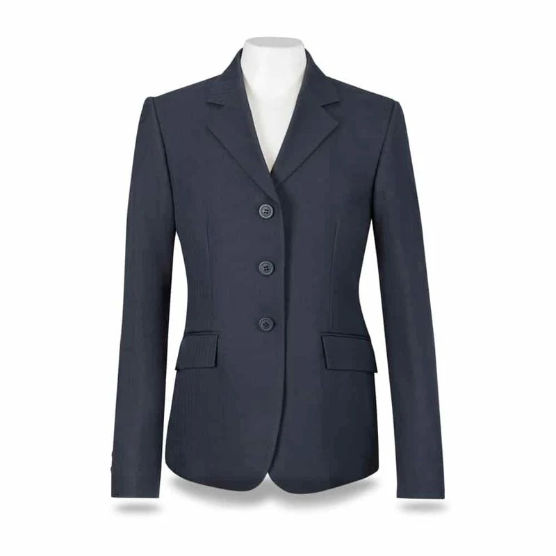 RJ Classics Kids' Hampton Show Coat - Navy Herringbone 1 RJ Classics Kids' Hampton Show Coat - Navy Herringbone
