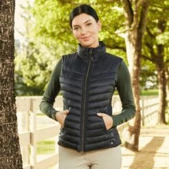 RJ Classics Women's Chloe Wind Defense Vest - Black Beauty 6 RJ Classics Women's Chloe Wind Defense Vest - Black Beauty -Horse Rider Wear 588614 800 800