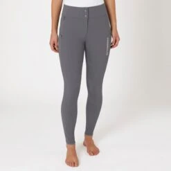 B Vertigo Women's Justine Thermo Silicone Full Seat Breeches - Orion Blue -Horse Rider Wear 590436 800 800