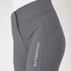 B Vertigo Women's Justine Thermo Silicone Full Seat Breeches - Orion Blue -Horse Rider Wear 590437 800 800