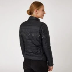 Horze Women's Luminox Padded Jacket W/Reflective Print - Black -Horse Rider Wear 591373 800 800