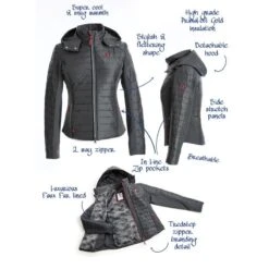 Tredstep Women's Calypso Jacket - Marlin Blue -Horse Rider Wear 591456 800 800