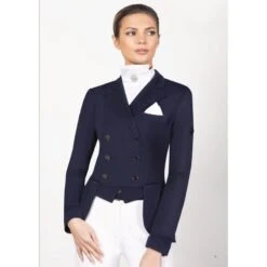 Fair Play Women's Elizabeth Comfimesh Short Tail Coat - Navy 6 Fair Play Women's Elizabeth Comfimesh Short Tail Coat - Navy -Horse Rider Wear 592800 800 800