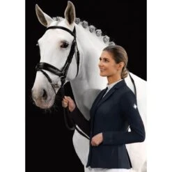 Fair Play Women's Taylor Comfimesh Show Jacket - Navy -Horse Rider Wear 592911 800 800