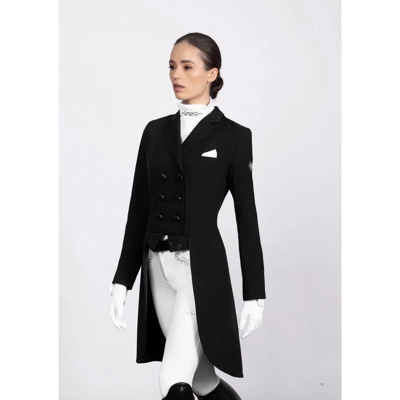 Fair Play Women's Dorothee Shadbelly Coat - Black 3 Fair Play Women's Dorothee Shadbelly Coat - Black - Image 3