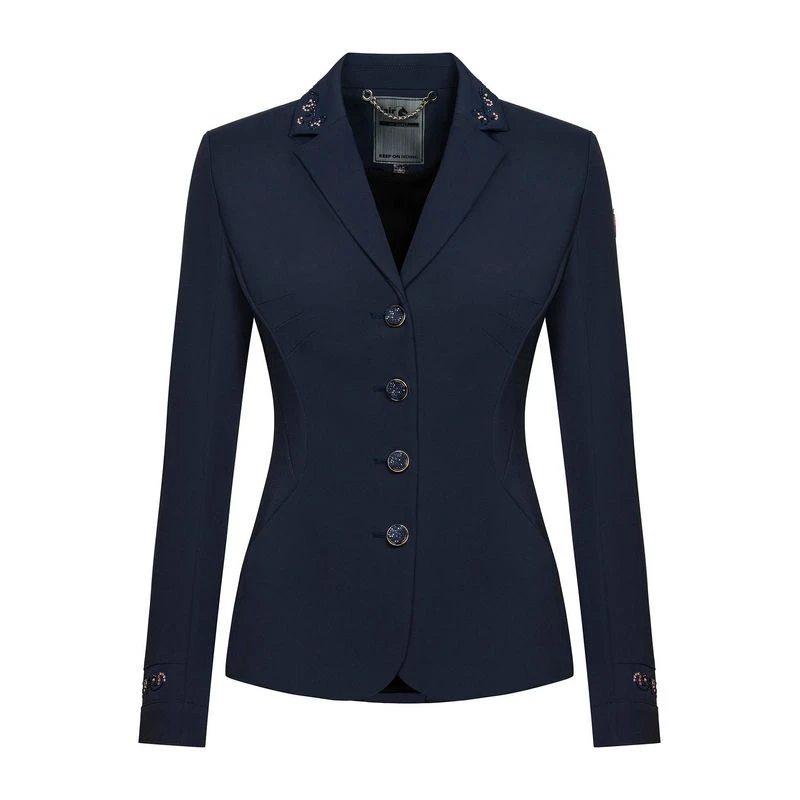 Fair Play Women's Taylor Rose Gold Show Jacket - Navy 1 Fair Play Women's Taylor Rose Gold Show Jacket - Navy