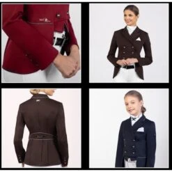 Fair Play Women's Beatrice Short Tail Coat - Black -Horse Rider Wear 593675 800 800