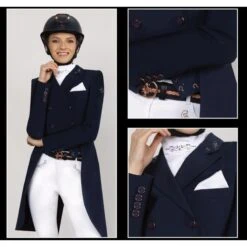 Fair Play Women's Dorothee Rose Gold Comfimesh Shadbelly Coat - Black 5 Fair Play Women's Dorothee Rose Gold Comfimesh Shadbelly Coat - Black -Horse Rider Wear 593738 800 800