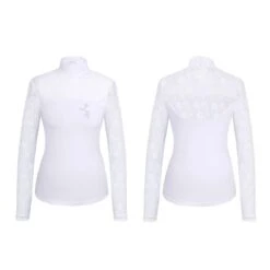Fair Play Women's Lucia Long Sleeve Competition Shirt - White
