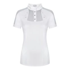 Fair Play Women's Lorella Short Sleeve Competition Shirt - White