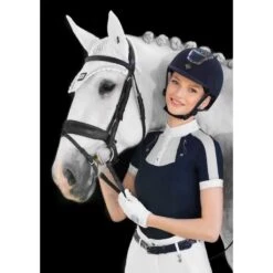 Fair Play Women's Lorella Short Sleeve Competition Shirt - White -Horse Rider Wear 594421 800 800