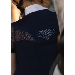 Fair Play Women's Cecile Short Sleeve Competition Shirt - Blue -Horse Rider Wear 594613 800 800