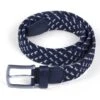 Fair Play Hill Braid Belt - Navy/Silver