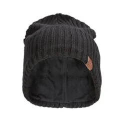 Back On Track Kai Wool Blend Beanie - Dark Grey