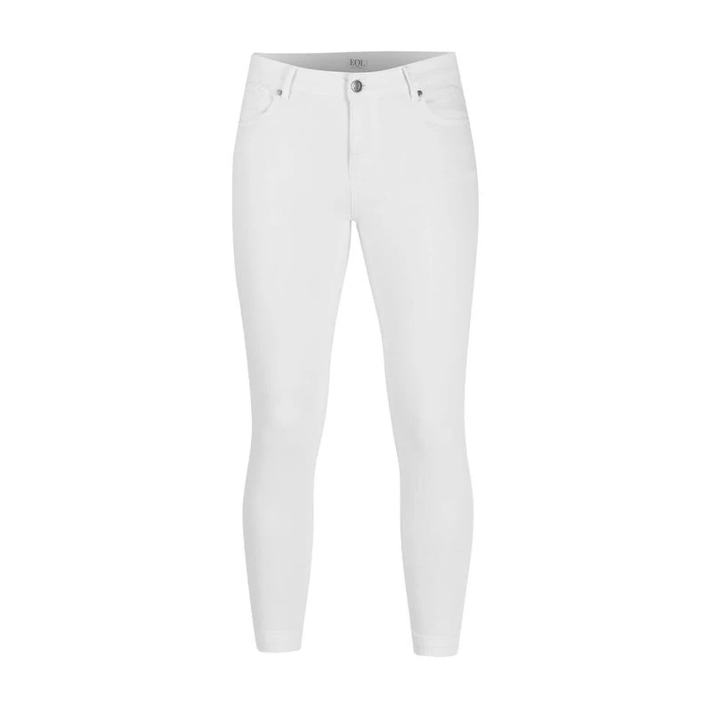 EQL Women's In Motion Cropped Pant - White 1 EQL Women's In Motion Cropped Pant - White