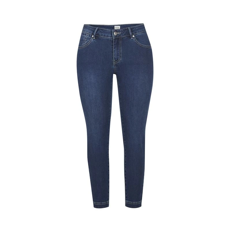 EQL Women's In Motion Cropped Jean - Midnight Wash 1 EQL Women's In Motion Cropped Jean - Midnight Wash
