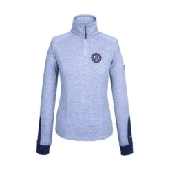 Fair Play Women's Adriana Half Turtleneck - Jeans Melange