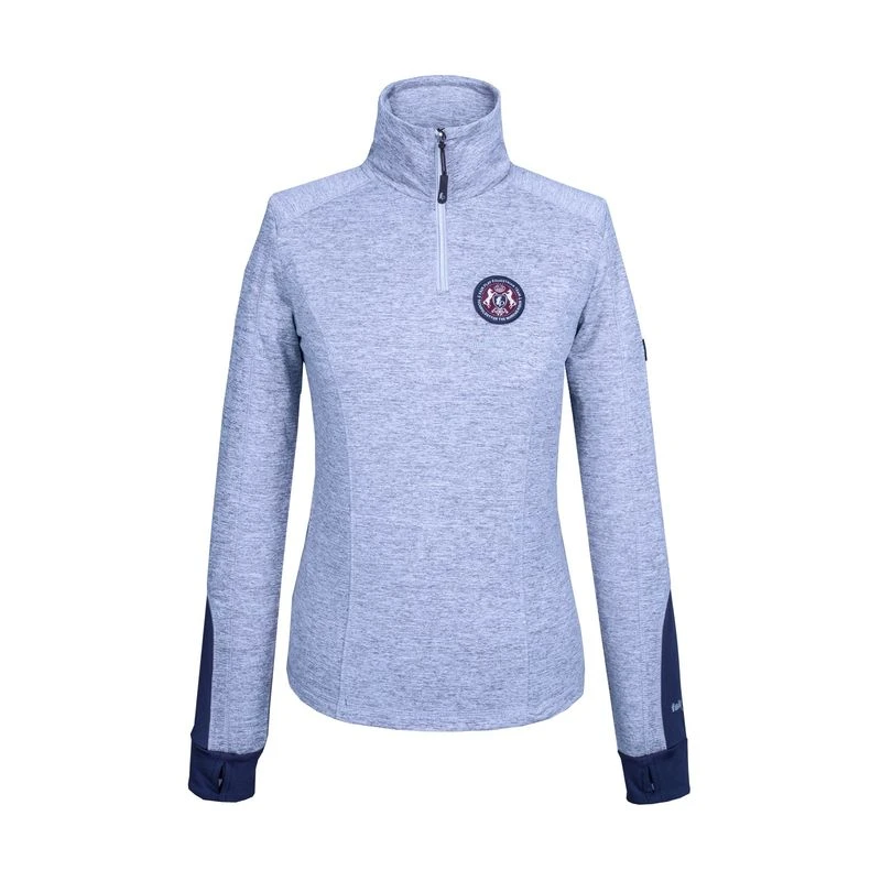 Fair Play Women's Adriana Half Turtleneck - Jeans Melange 1 Fair Play Women's Adriana Half Turtleneck - Jeans Melange