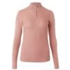 B Vertigo Women's Ruth Knitted 1/4 Zip Sweater - Old Rose