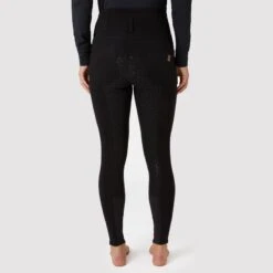 Horze Women's Tara Full Seat Thermo Breeches - Black 6 Horze Women's Tara Full Seat Thermo Breeches - Black -Horse Rider Wear 601556 800 800