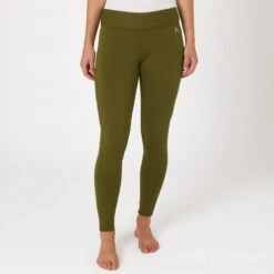 Horze Women's Active Winter Silicone Knee Patch Tights W/ Phone Pocket - Dark Olive 8 Horze Women's Active Winter Silicone Knee Patch Tights W/ Phone Pocket - Dark Olive -Horse Rider Wear 601726 800 800