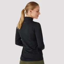 Horze Women's Emily Training Shirt W/Snowflake Print - Black -Horse Rider Wear 602496 800 800