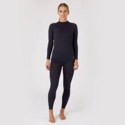B Vertigo Women's Roxie Woolmix Long Underwear - Dark Navy -Horse Rider Wear 602754 800 800