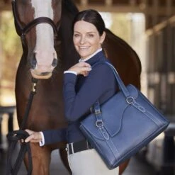 Oughton Paddock Lux Shoulder Bag - Iconic Navy 9 Oughton Paddock Lux Shoulder Bag - Iconic Navy -Horse Rider Wear 603711 800 800