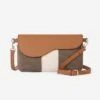 Oughton Vintage Canvas Paddock Crossbody - Timeless Taupe/Caramel