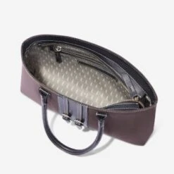 Oughton Half Halt Classic Canvas Handbag - Heritage Brown/Black -Horse Rider Wear 603841 800 800