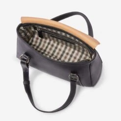 Oughton Paddock Lux Shoulder Bag - Classic Black/Tan -Horse Rider Wear 603907 800 800