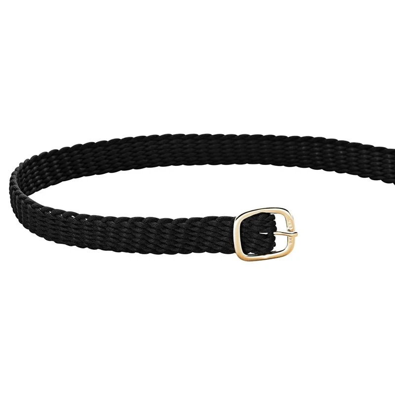 Herm Sprenger Perlon Spur Straps - Black/Brass 1 Herm Sprenger Perlon Spur Straps - Black/Brass