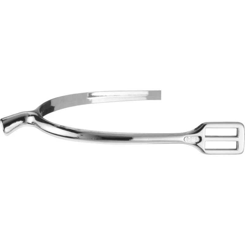 Herm Sprenger 15mm Flat Neck Spurs - Chrome Plated 1 Herm Sprenger 15mm Flat Neck Spurs - Chrome Plated