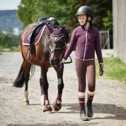 Horze Kids' Morgan Full Seat Riding Tights - French Roast 7 Horze Kids' Morgan Full Seat Riding Tights - French Roast -Horse Rider Wear 607849 800 800