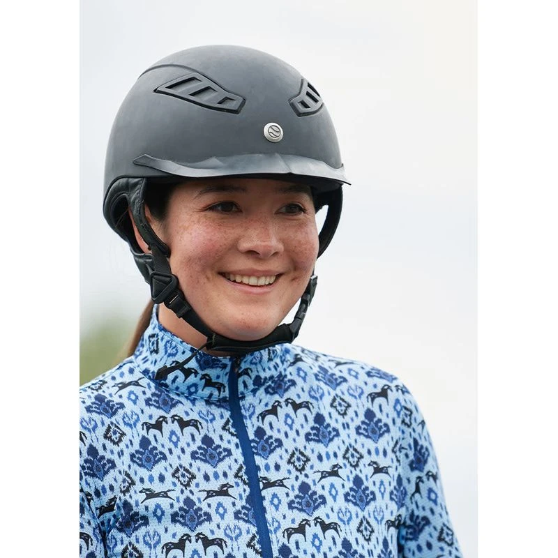 Kerrits Kids' Always Cool Print Ice Fil Short Sleeve Shirt - Ink Painted Horse 2 Kerrits Kids' Always Cool Print Ice Fil Short Sleeve Shirt - Ink Painted Horse - Image 2