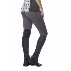 Kerrits Women's Flow Rise Knee Patch Performance Tights - Peppercorn 7 Kerrits Women's Flow Rise Knee Patch Performance Tights - Peppercorn -Horse Rider Wear 609798 800 800
