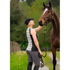 Kerrits Women's Flow Rise Knee Patch Performance Tights - Peppercorn 9 Kerrits Women's Flow Rise Knee Patch Performance Tights - Peppercorn -Horse Rider Wear 609800 800 800