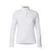 Kerrits Women's Affinity Long Sleeve Show Shirt - White/Iron Bouquet